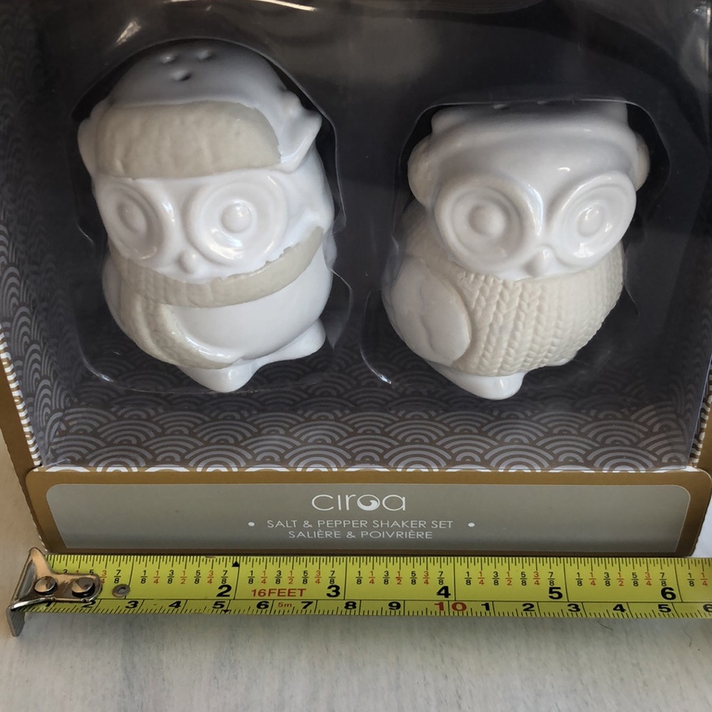 SALT & PEPPER SHAKER SET OWLS/BIRDS - Picture 8 of 9
